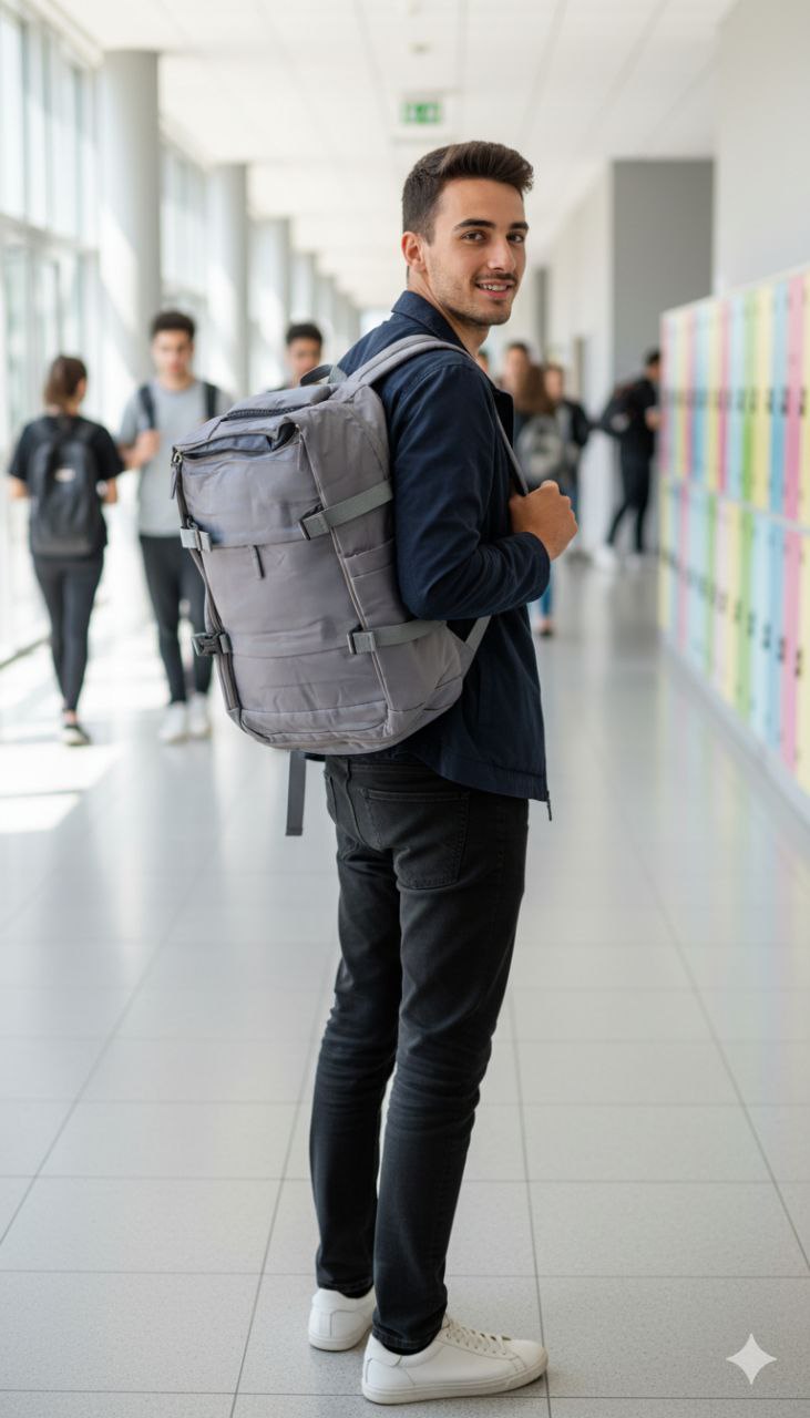 Mochila de trabajo dos cierres AMC-2643
