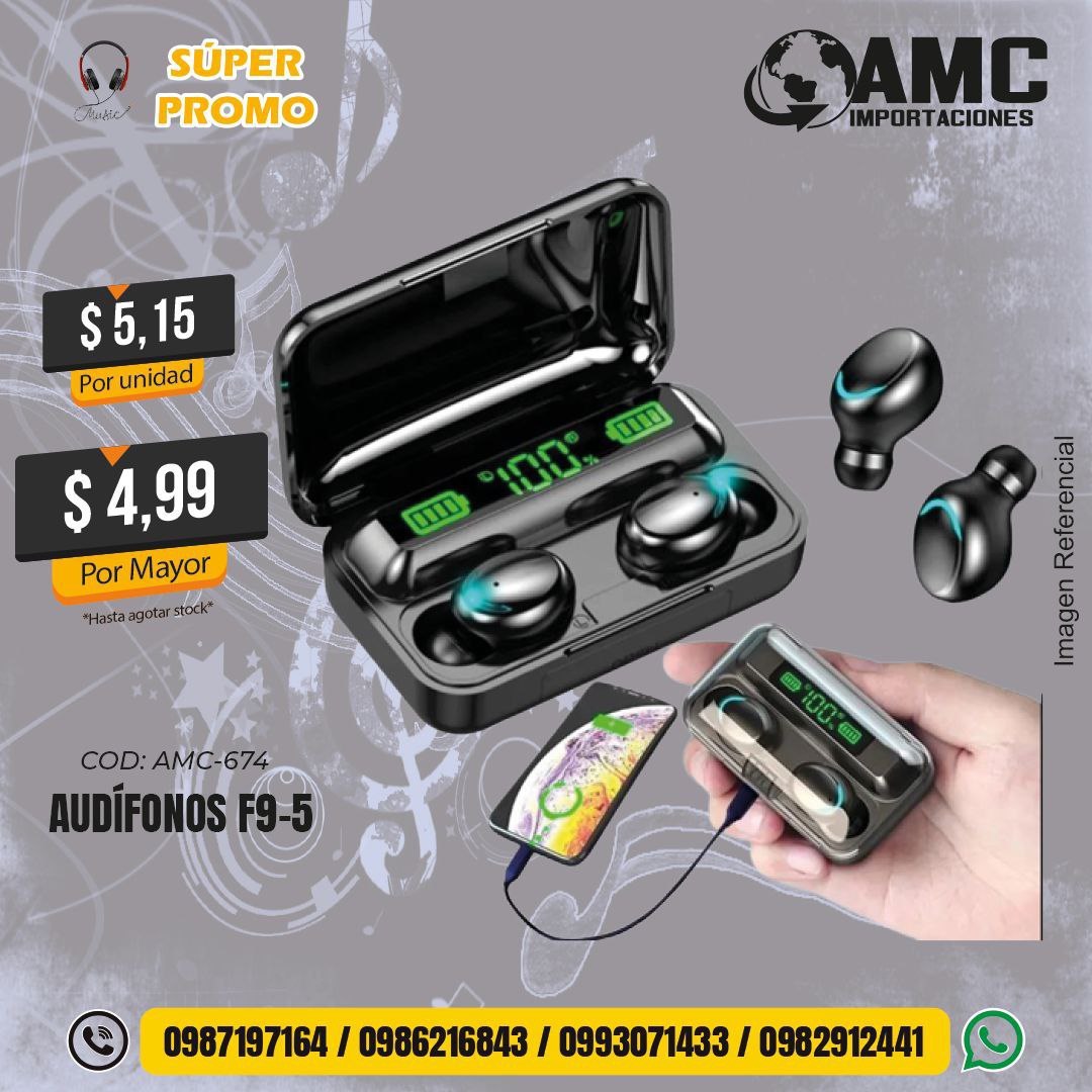 Audífonos F9-5 AMC-674