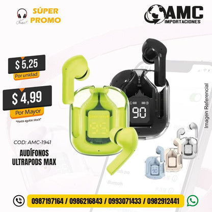 Audífonos ultrapods Max  AMC-1941