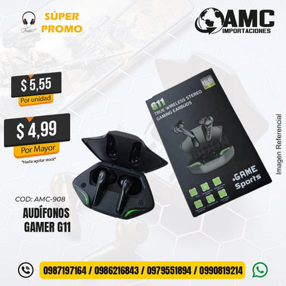 Audífonos Gamer G11 AMC-908