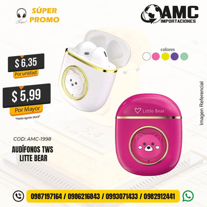 Audífonos TWS little Bear AMC-1998