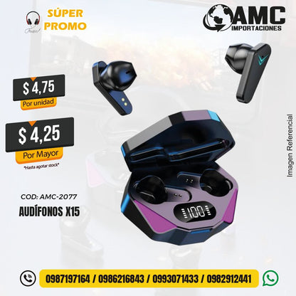 Audífonos X15 AMC-2077