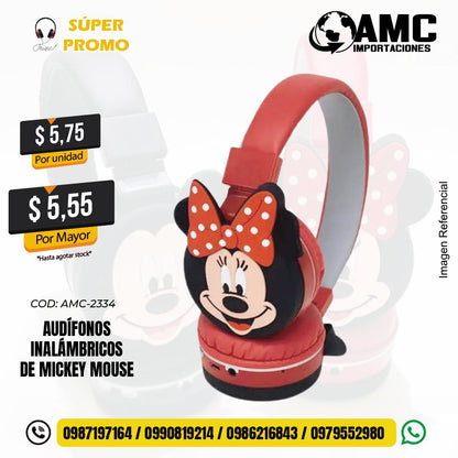 Audífonos inalámbricos de Mickey Mouse AMC-2334