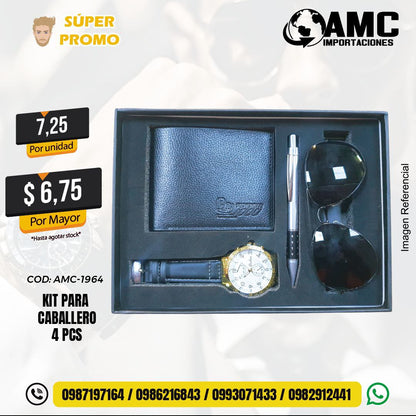 Kit para caballero de 4 pcs AMC-1964