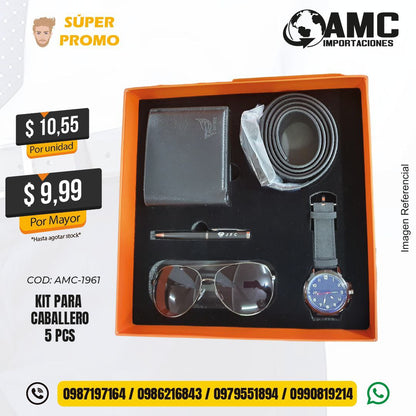 Kit para caballero 5 pcs AMC-1961