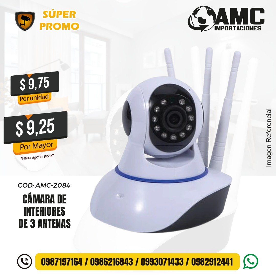 Cámara de interiores de 3 antenas AMC-2084