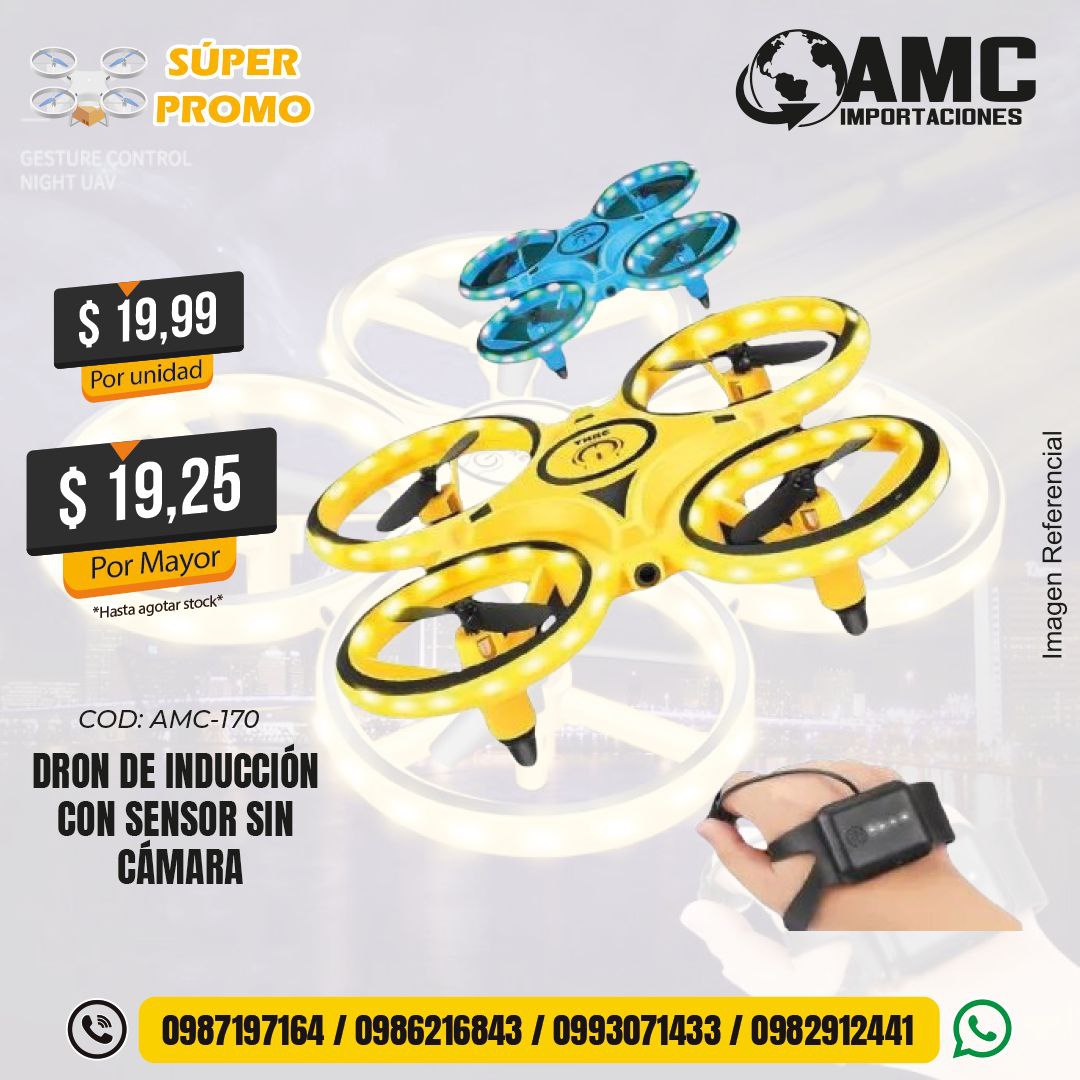 Dron de inducción con sensor sin cámara AMC-170