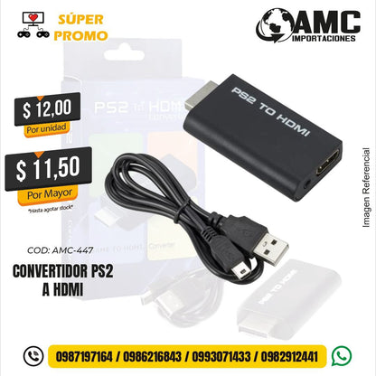 Convertidor de PS 2 a HDMI  AMC-447