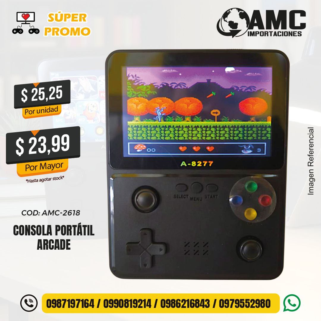 Consola portátil arcade AMC-2618