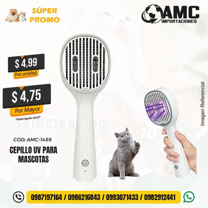 Cepillo uv para mascotas AMC-1456