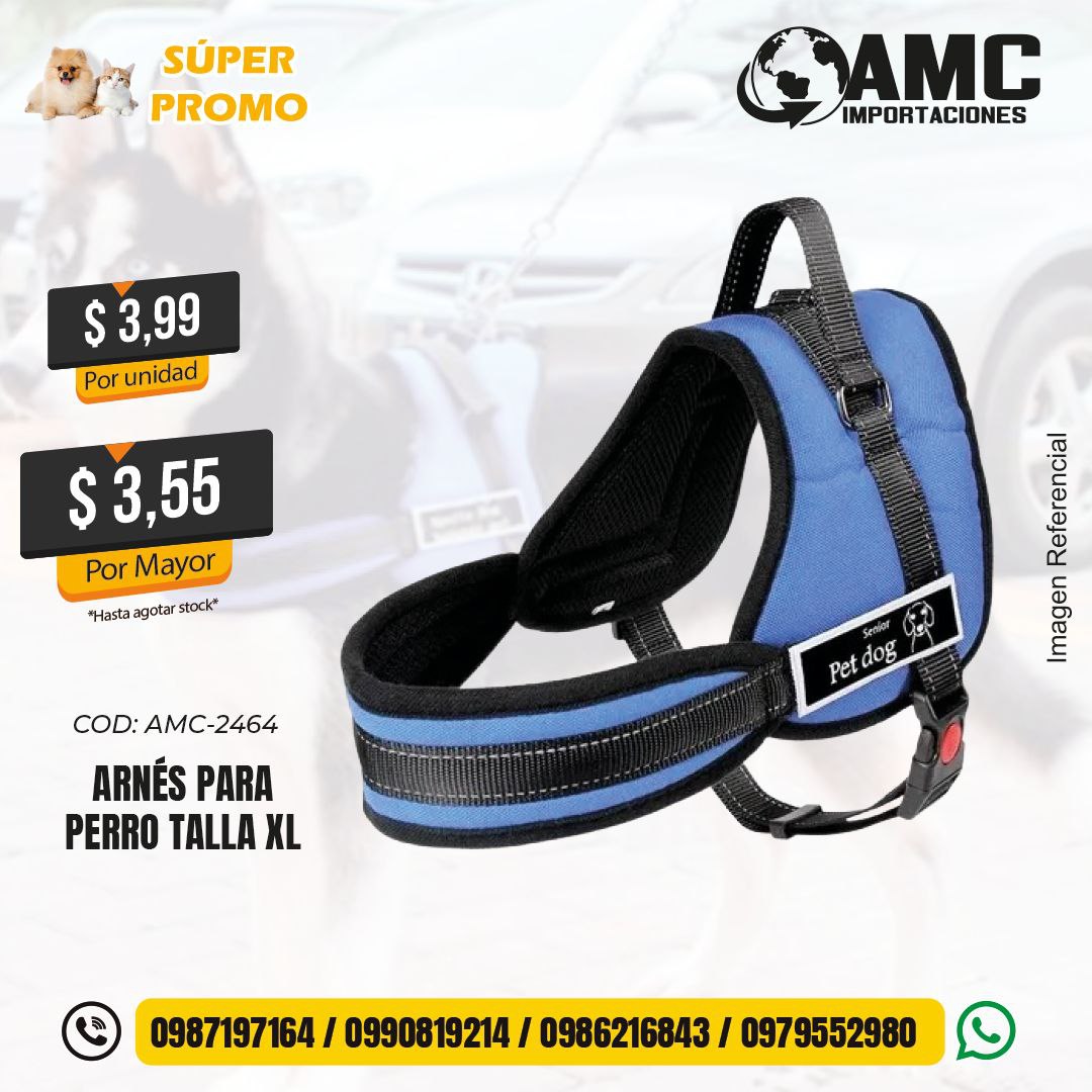 Arnés para perro talla XL AMC-2464