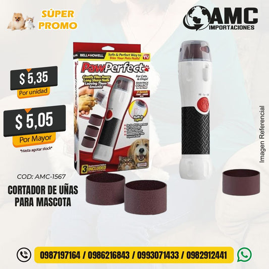 Cortador de uñas para mascotas AMC-1567