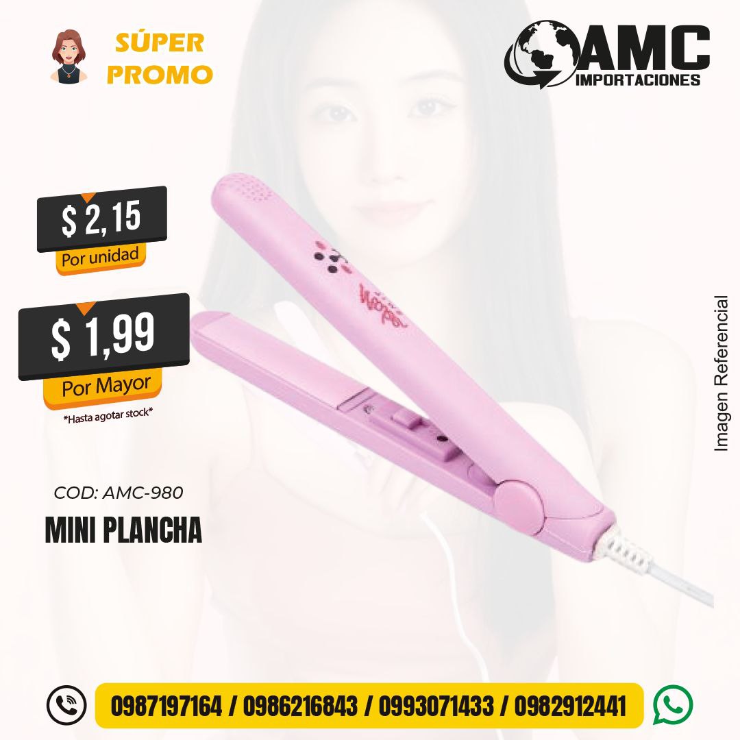 Mini plancha AMC-980
