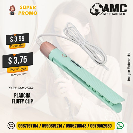 Plancha Fluffy clip AMC-2414