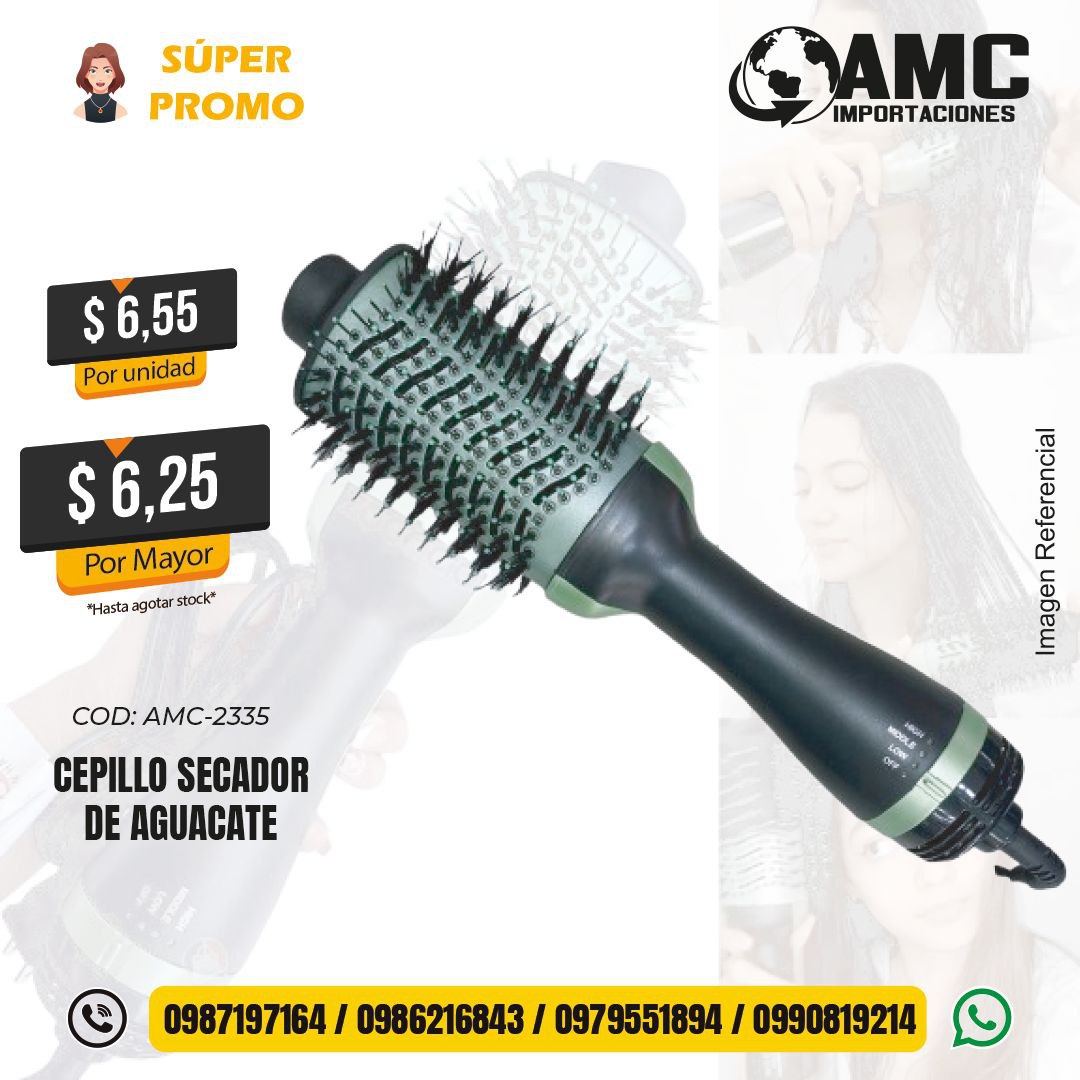 Cepillo secador de aguacate AMC-2335