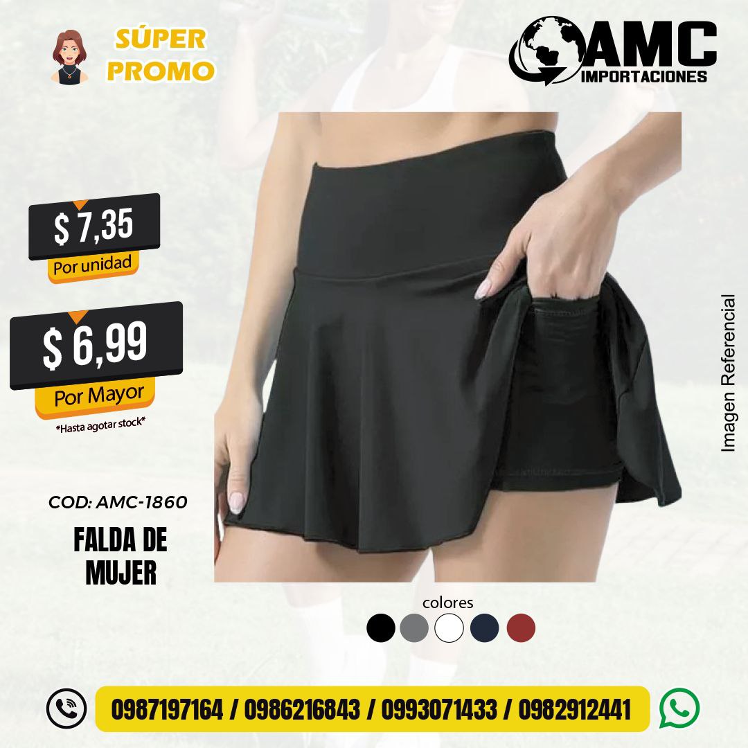 Falda de mujer AMC-1860