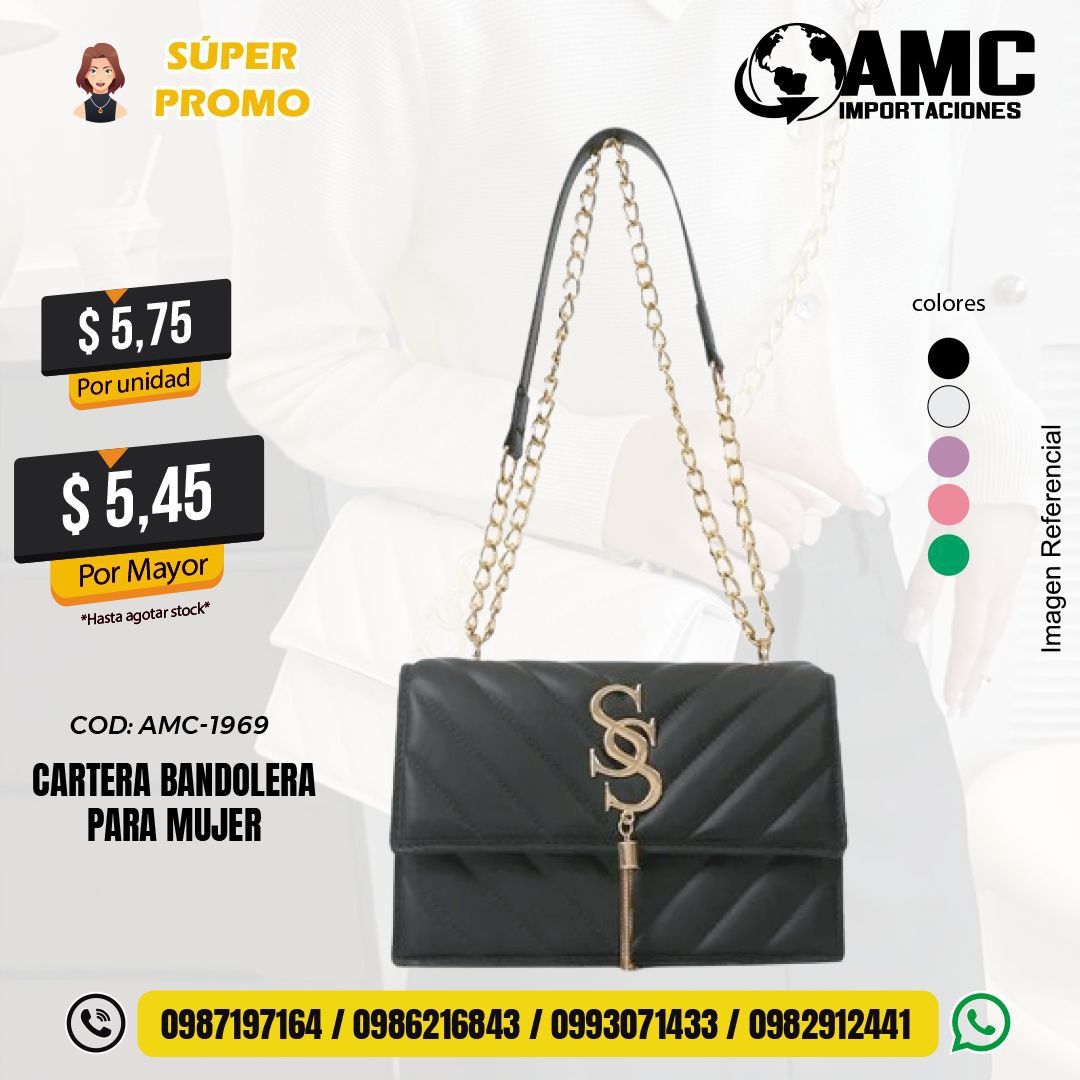 Cartera bandolera para mujer AMC-1969