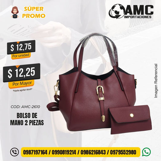 Bolso de mano 2 piezas AMC-2610