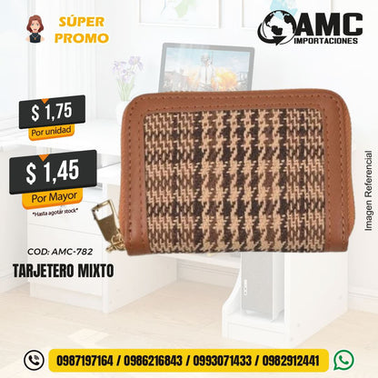 Tarjetero mixto AMC-782