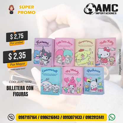 Billetera con Figuras AMC-1070