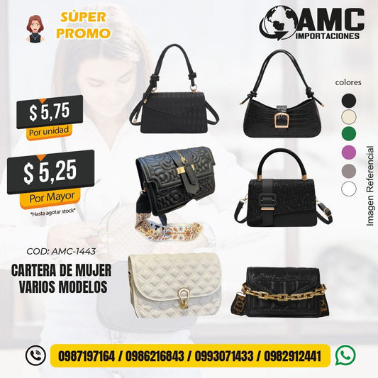 Cartera de mujer varios modelos  AMC-1443
