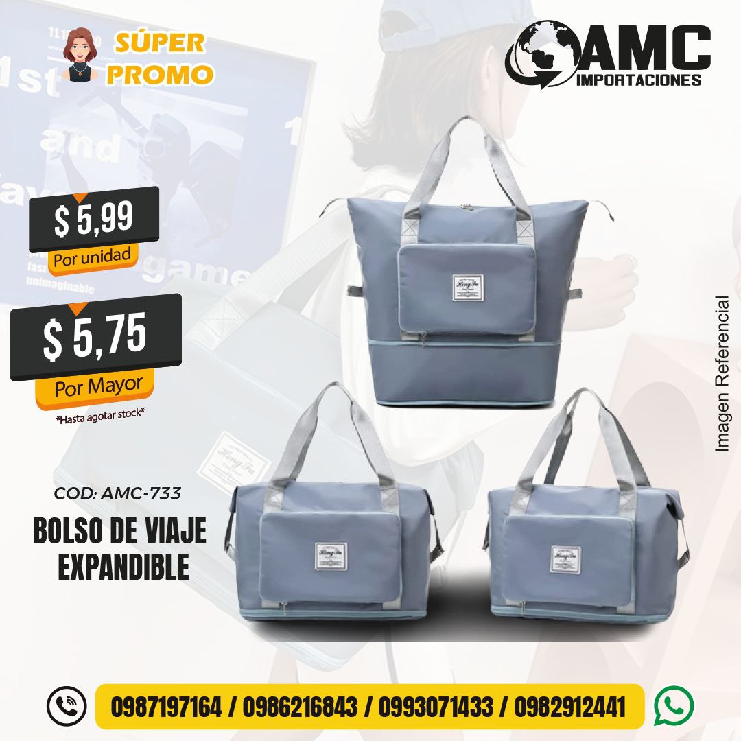 Bolso de viaje expandible  AMC-733