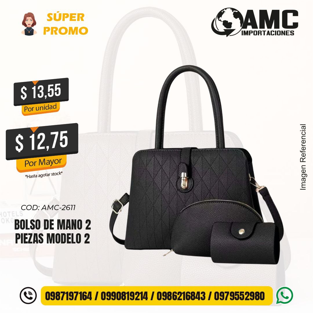 Bolso de mano 2 piezas modelo 2 AMC-2611
