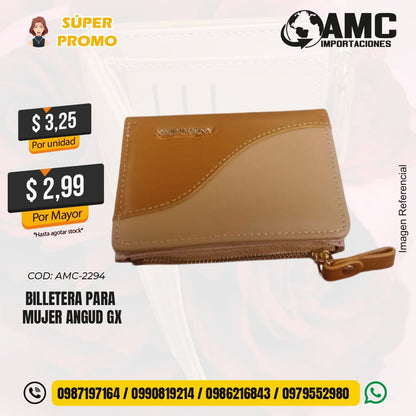 Billetera para mujer angud gx AMC-2294