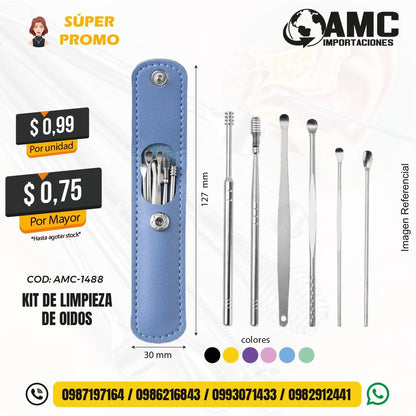 Kit de limpieza de oidos  AMC-1488