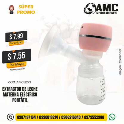 Extractor de leche materna eléctrica portátil AMC-2273