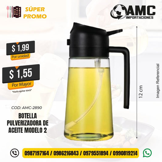 Botella Pulverizadora de Aceite Modelo 2 AMC-2890