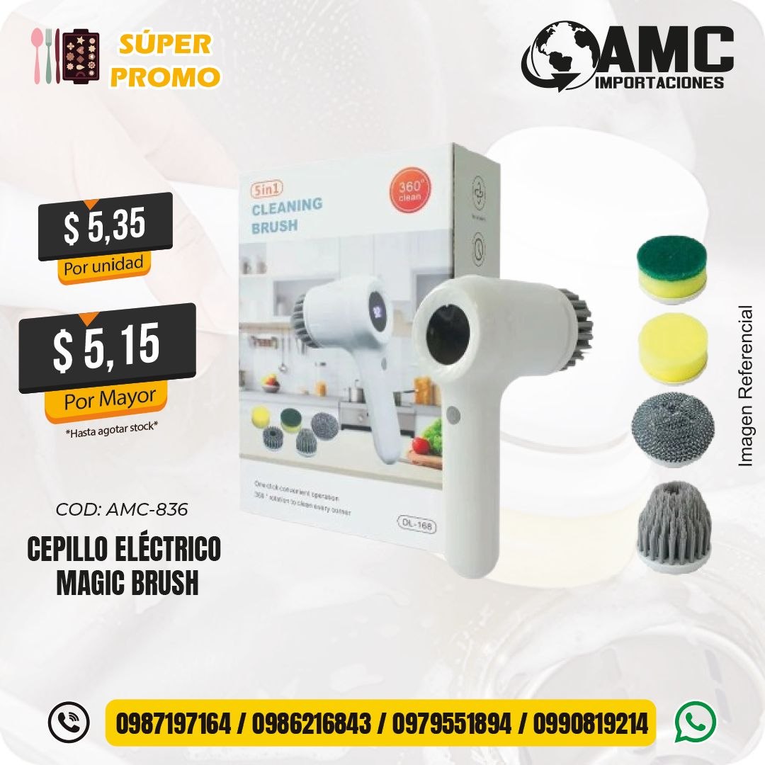 Cepillo eléctrico magic brush  AMC-836