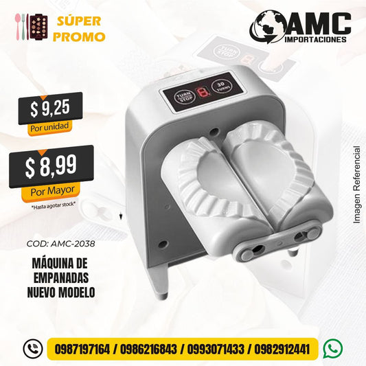 Máquina de empanadas nuevo modelo AMC-2038