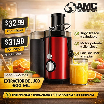 Extractor de jugo de 600 ml AMC-2005