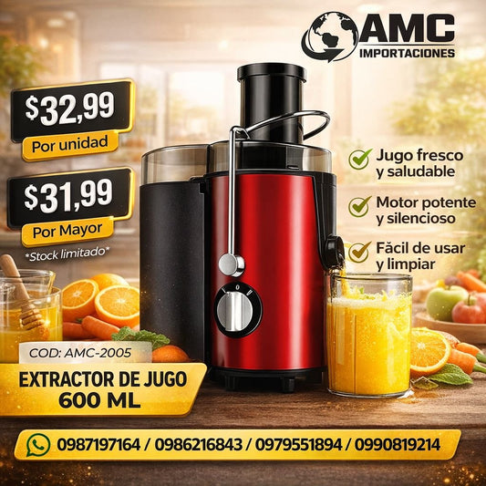 Extractor de jugo de 600 ml AMC-2005