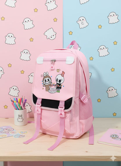 Mochila Grande y Espaciosa de Labubu AMC-2644