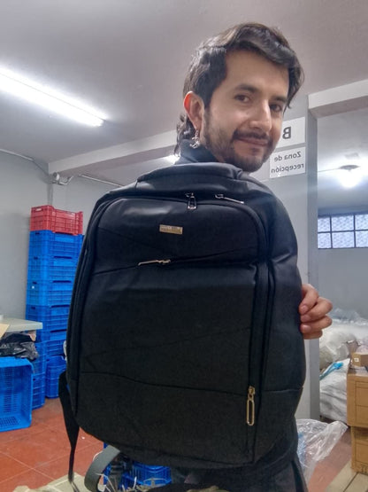 Mochila ovalada 3 cierre AMC-2642