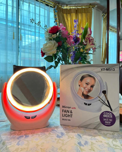 Espejo con luz led y ventilador AMC-2563