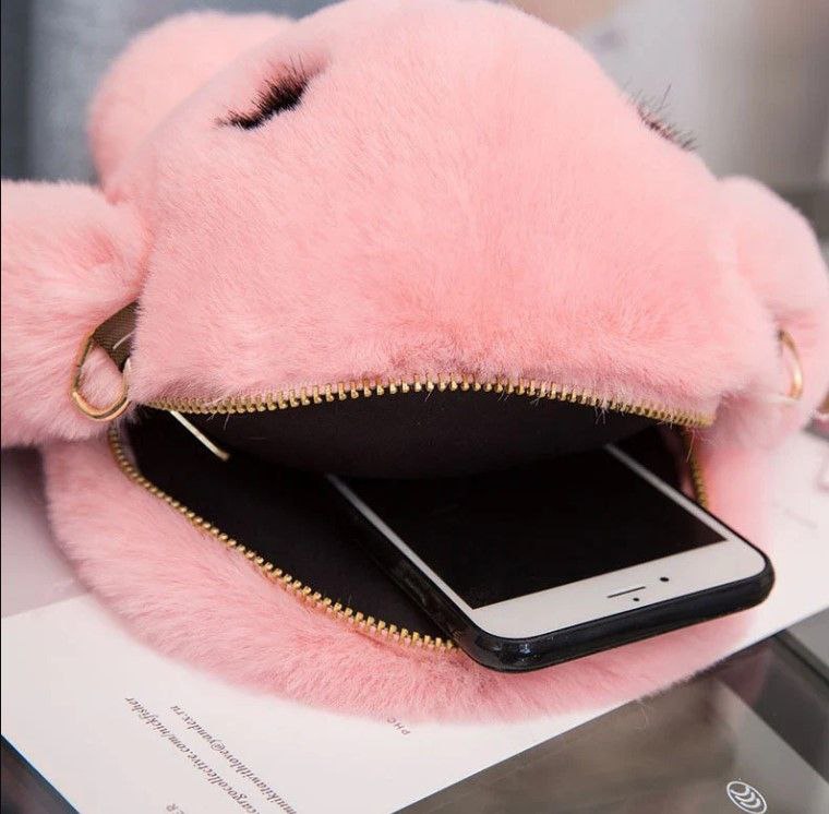 Bolso peluche de conejo  AMC-2388