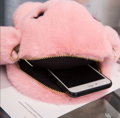 Bolso peluche de conejo  AMC-2388