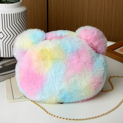Bolso peluche oso con luces AMC-2187