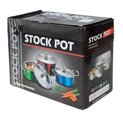 Set de ollas metálicas de 3 pcs AMC-1423
