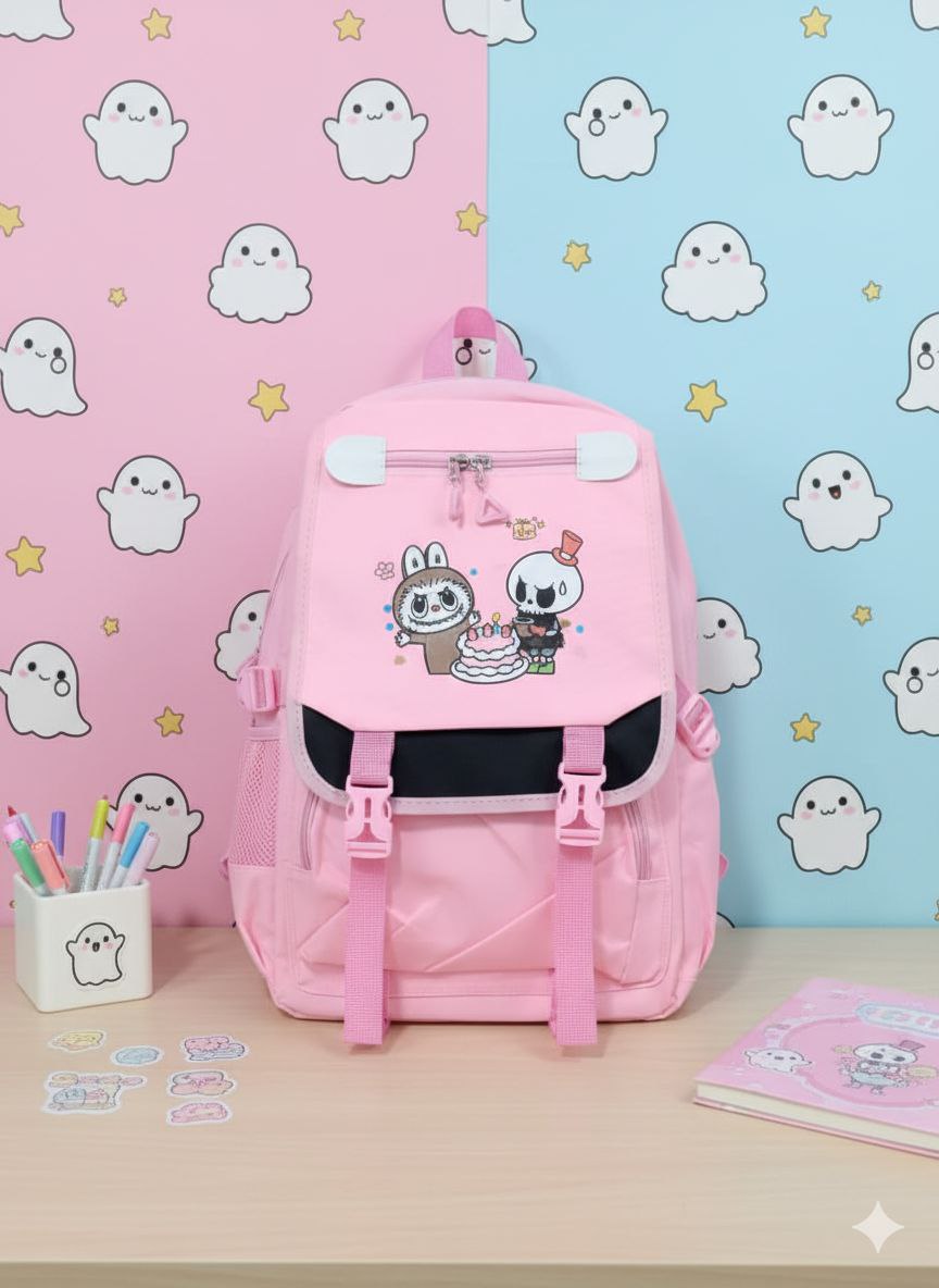 Mochila Grande y Espaciosa de Labubu AMC-2644
