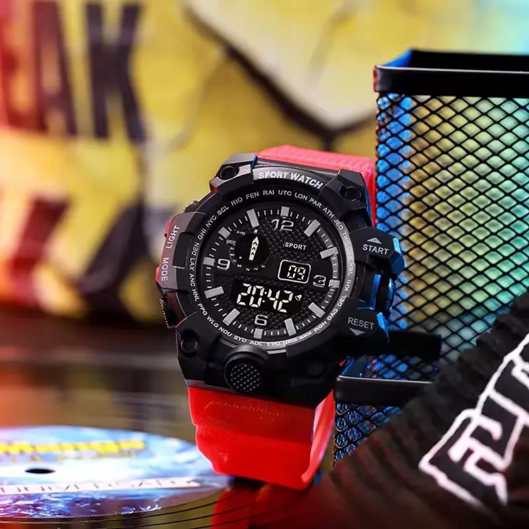 Mini reloj deportivo + pulsera AMC-2614