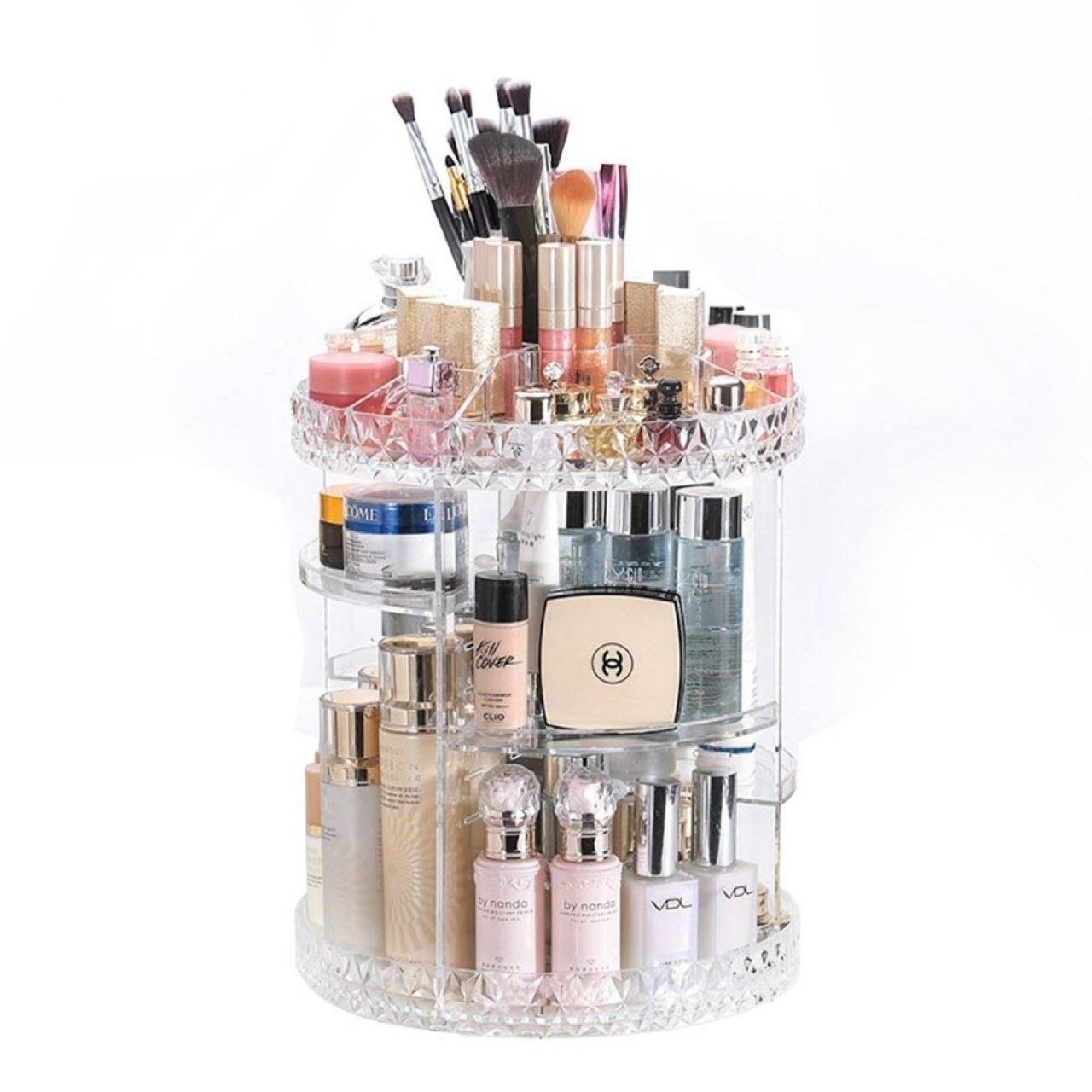 Organizador de maquillaje transparente AMC-320