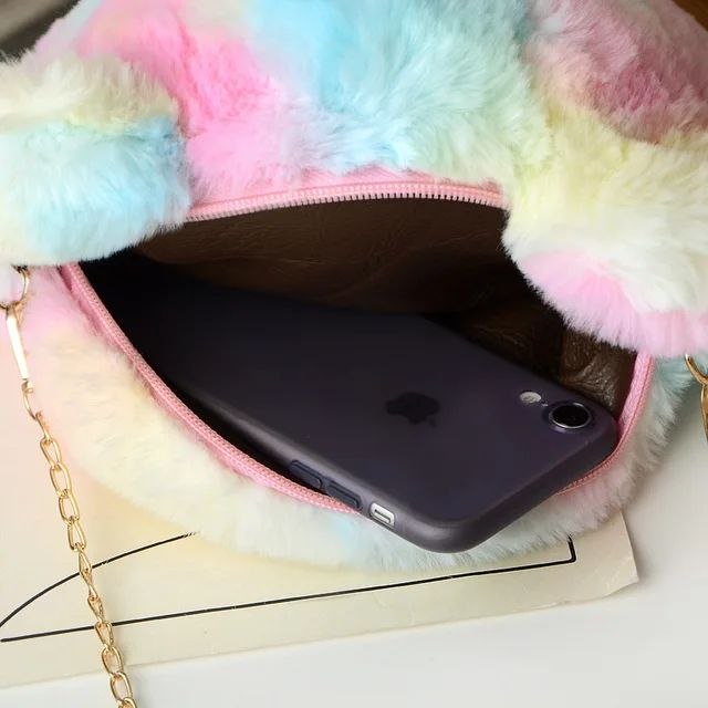 Bolso peluche oso con luces AMC-2187