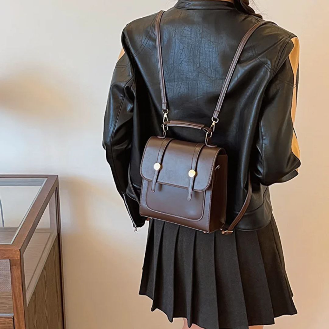 Mini mochila de cuero  AMC-2295