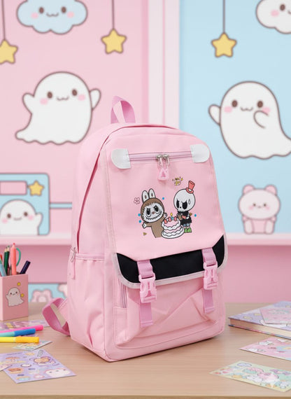 Mochila Grande y Espaciosa de Labubu AMC-2644