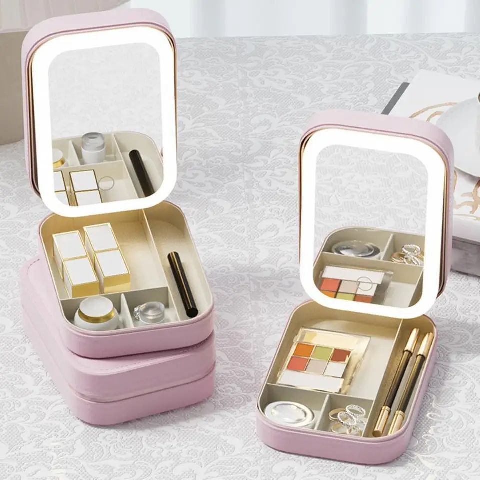 Joyero organizador de accesorios con luz AMC-1979