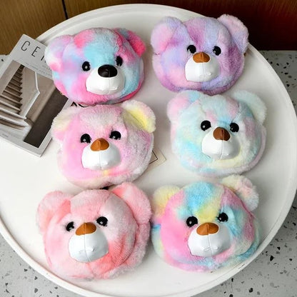 Bolso peluche oso con luces AMC-2187
